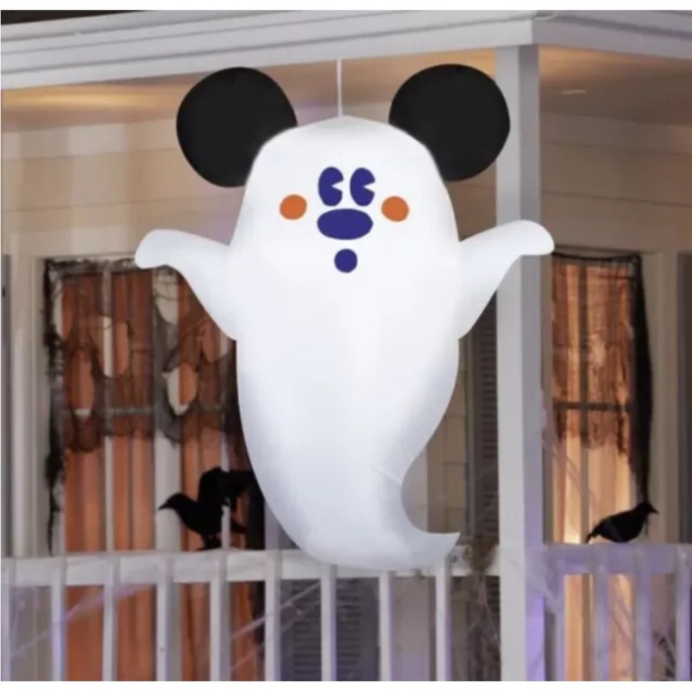 Disney Halloween Mickey Mouse Ghost Hanging Airblown Inflatable 4 ft New 2023